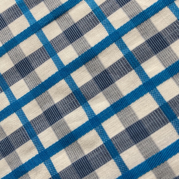 Neiman Marcus plaid shirt with contrasting cuffs - Picture 10 of 10